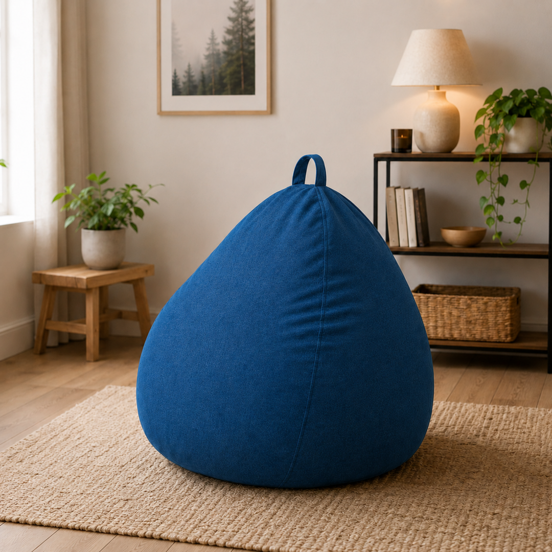 Sitzsack mit abnehmbarem Bezug - 105x85 cm