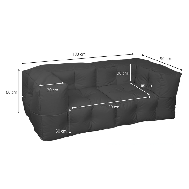 Modulares Outdoor-Sofa - 90 X 180 Cm