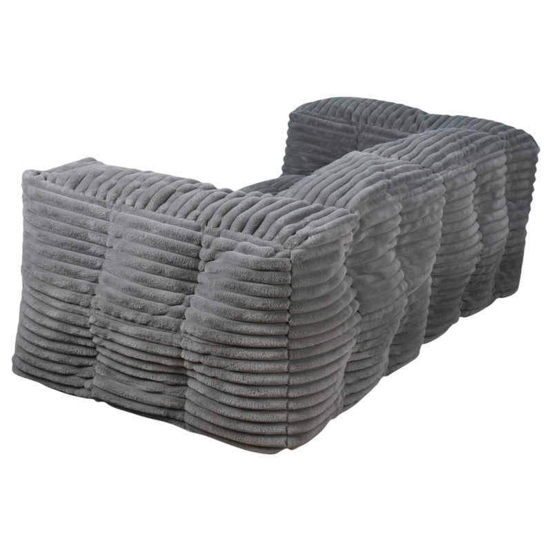 Modulares Sofa aus Cordfell - 90x180 cm