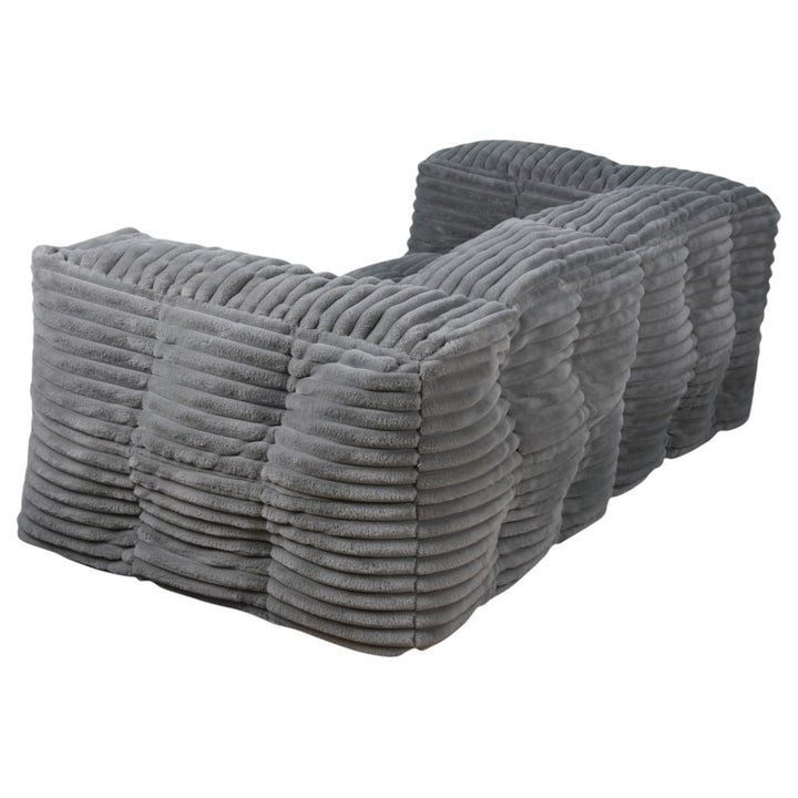 Modulares Sofa aus Cordfell - 90x180 cm