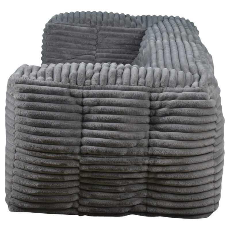 Modulares Sofa aus Cordfell - 90x180 cm