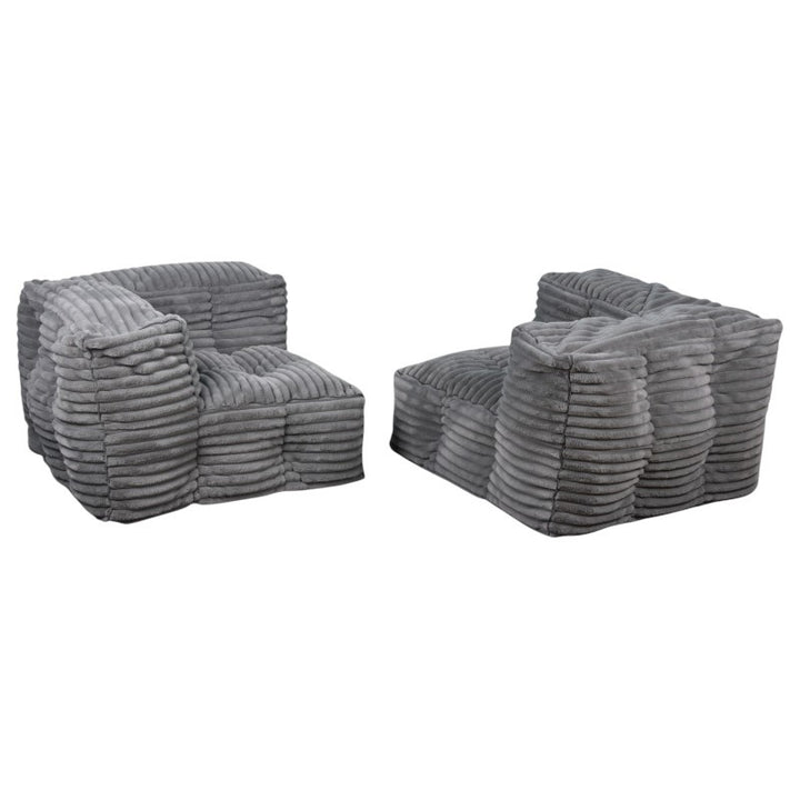 Modulares Sofa aus Cordfell - 90x180 cm