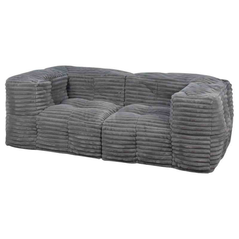 Modulares Sofa aus Cordfell - 90x180 cm