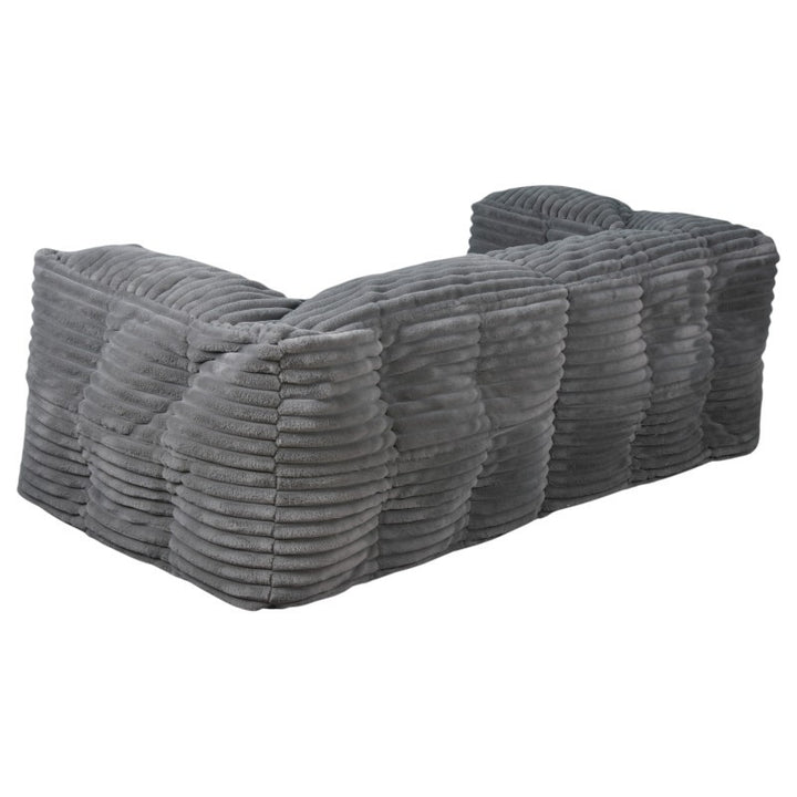 Modulares Sofa aus Cordfell - 90x180 cm