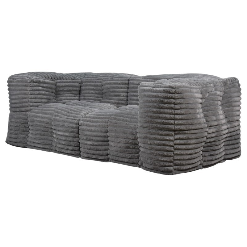 Modulares Sofa aus Cordfell - 90x180 cm