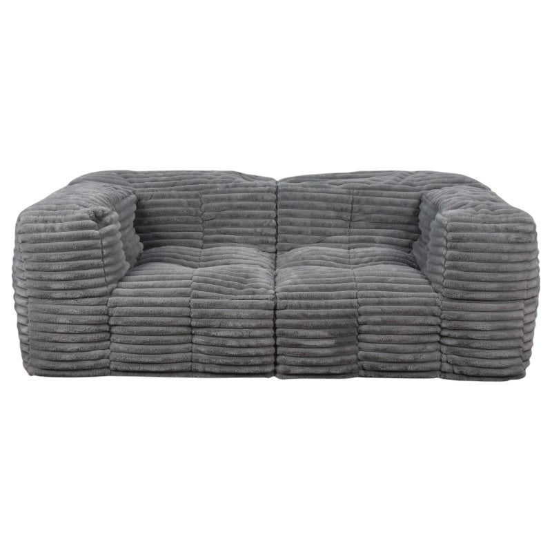 Modulares Sofa aus Cordfell - 90x180 cm
