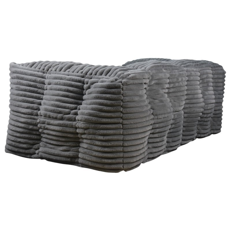 Modulares Sofa aus Cordfell - 90x180 cm