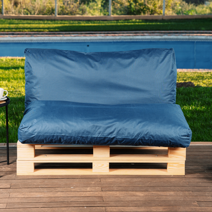 Wasserdichtes Palettenkissen mit abnehmbarem Bezug - 120x60 cm