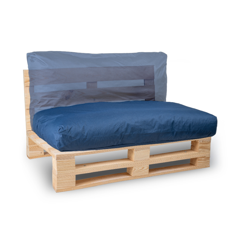 Wasserdichtes Palettenkissen mit abnehmbarem Bezug - 120x60 cm