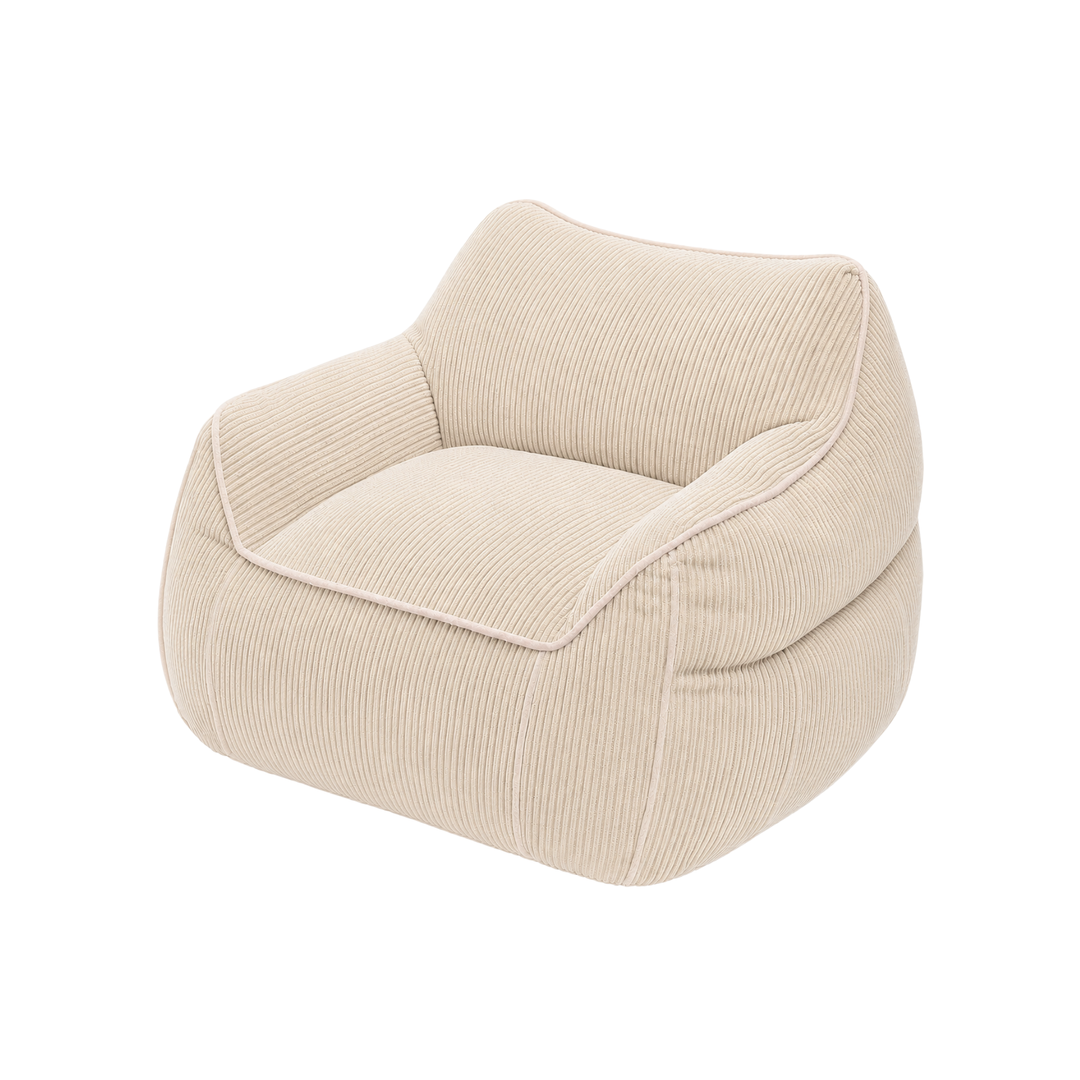 Pouf fauteuil enfant Velours Côtelé - 70x70 cm