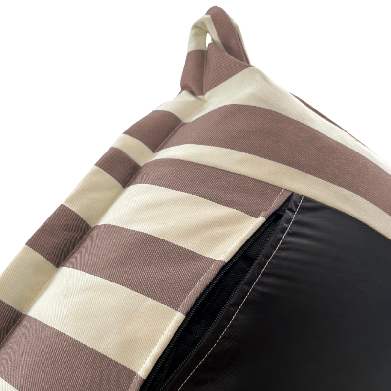 Outdoor-Sitzsack-Hülle gestreift - 85 x 85 x 75 cm