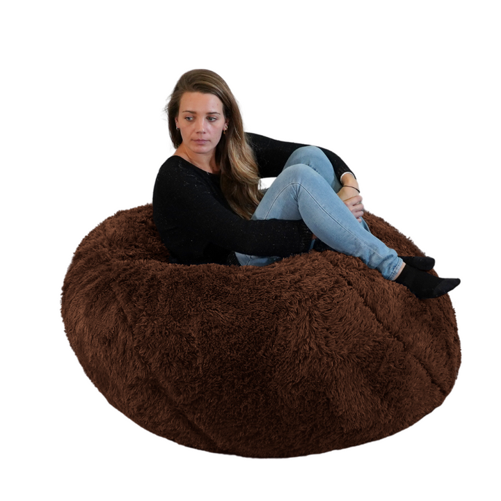 Nur Bezug für riesigen Sitzsack aus Fell - 120 cm - Banabag