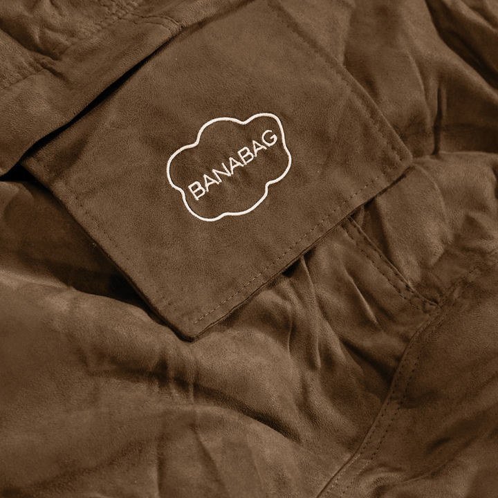 Bezug einzeln für Riesen-Sitzsack aus Mikrowildleder - 120 cm - Banabag
