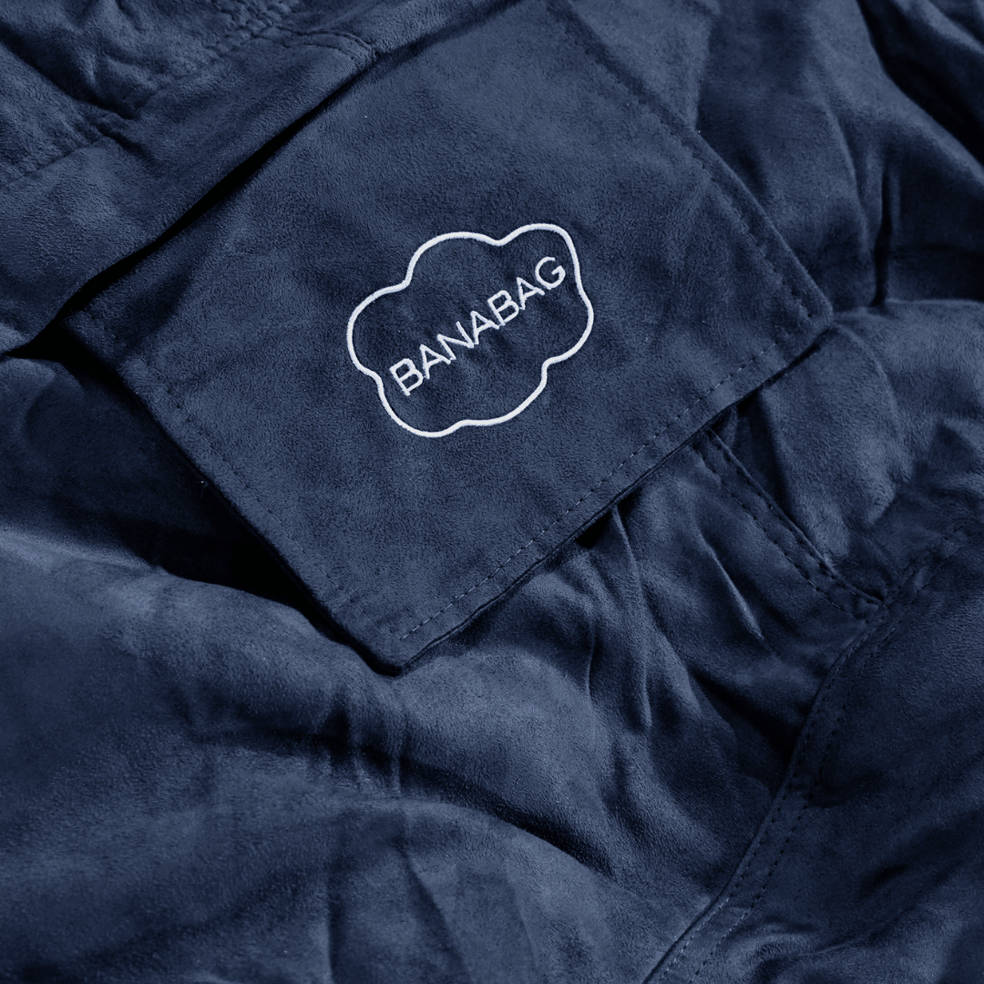 Nur der Bezug für riesigen Mikrowildleder-Sitzsack - 180 cm - Banabag