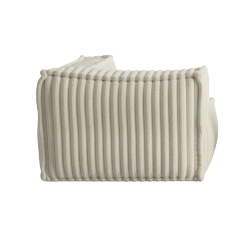 Rechtwinkliges Eckmodul für modulares Sofa - Kordfell - 90x90 cm