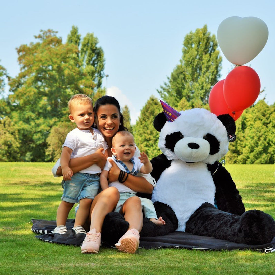 Riesige Panda-Plüschfigur - 130 cm