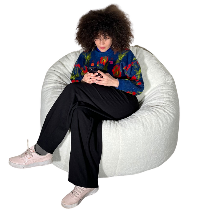 Bouclé-Pouf - 100 cm