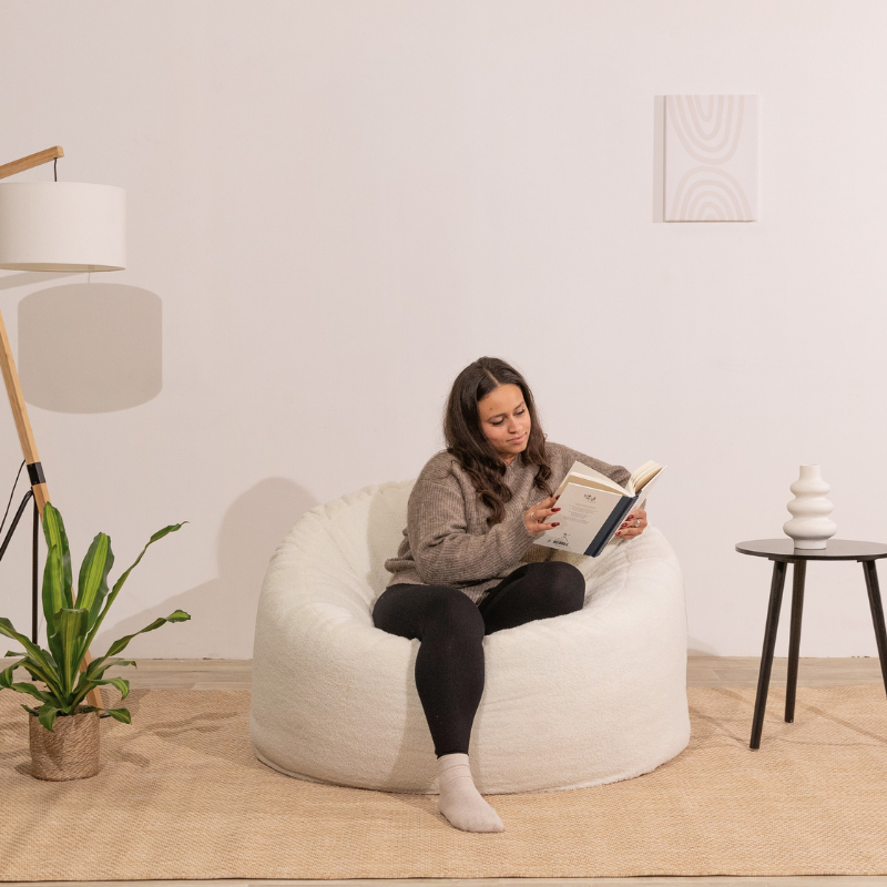 Bouclé-Pouf - 100 cm
