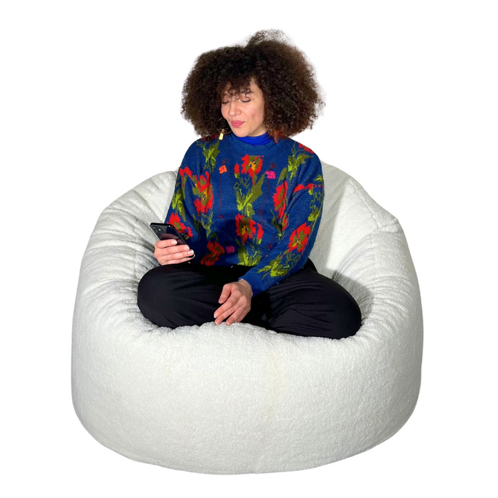 Bouclé-Pouf - 100 cm