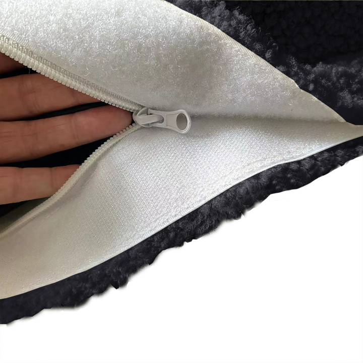 Sitzsack aus Bouclé-Stoff, abnehmbarer Bezug - 140x180 cm