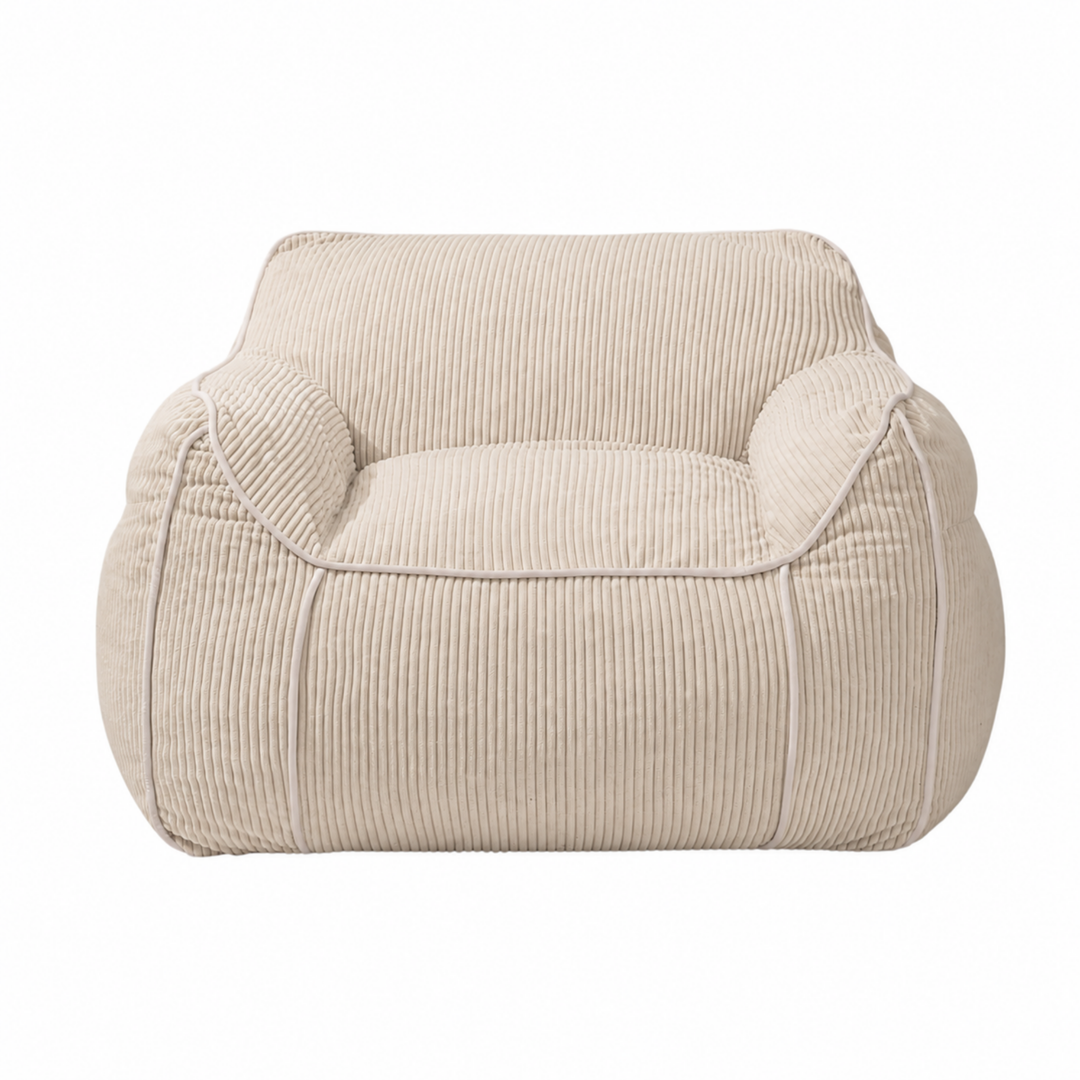 Pouf fauteuil enfant Velours Côtelé - 70x70 cm