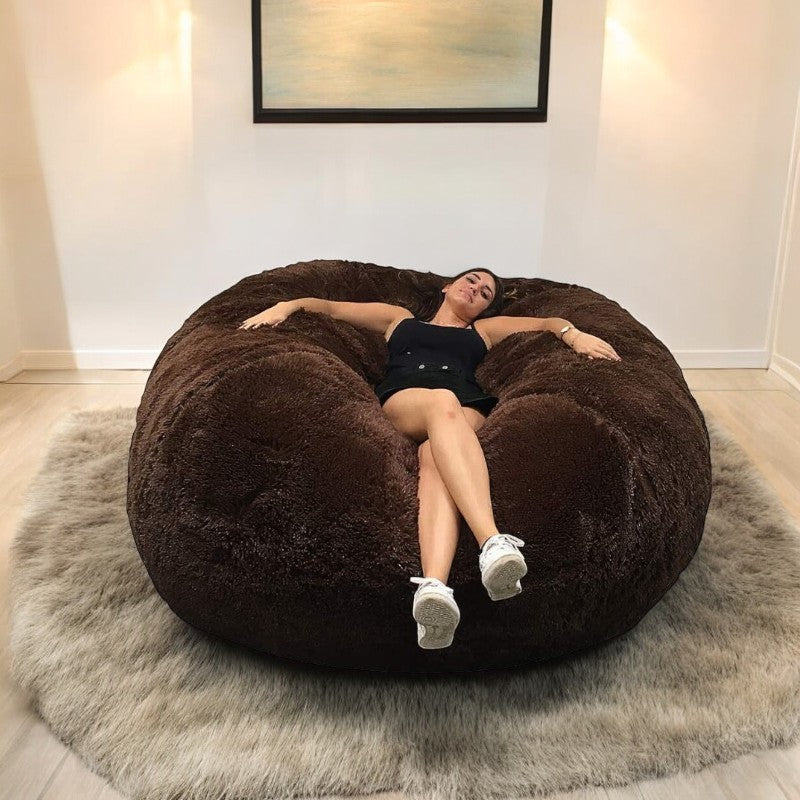 Riesen-Sitzsack aus Fell - 160 cm - Banabag