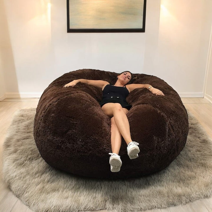 Riesen-Sitzsack aus Fell - 160 cm - Banabag