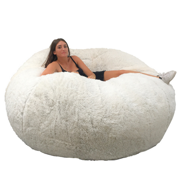 Riesen-Sitzsack aus Fell - 160 cm - Banabag