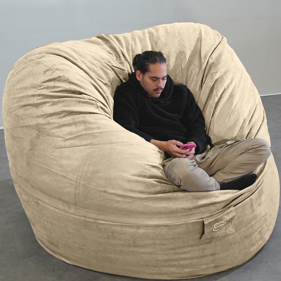 Riesen-Sitzsack aus Mikrowildleder - 200 cm - Banabag