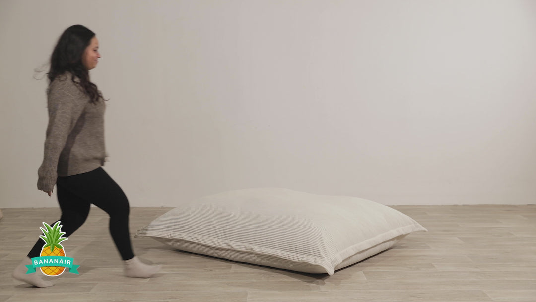 Abnehmbarer Sitzsack aus Cord - 140x180 cm